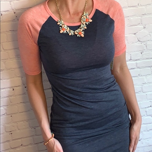 SOFT T-Shirt sheath dress knee length form fit XXS - Picture 2 of 8